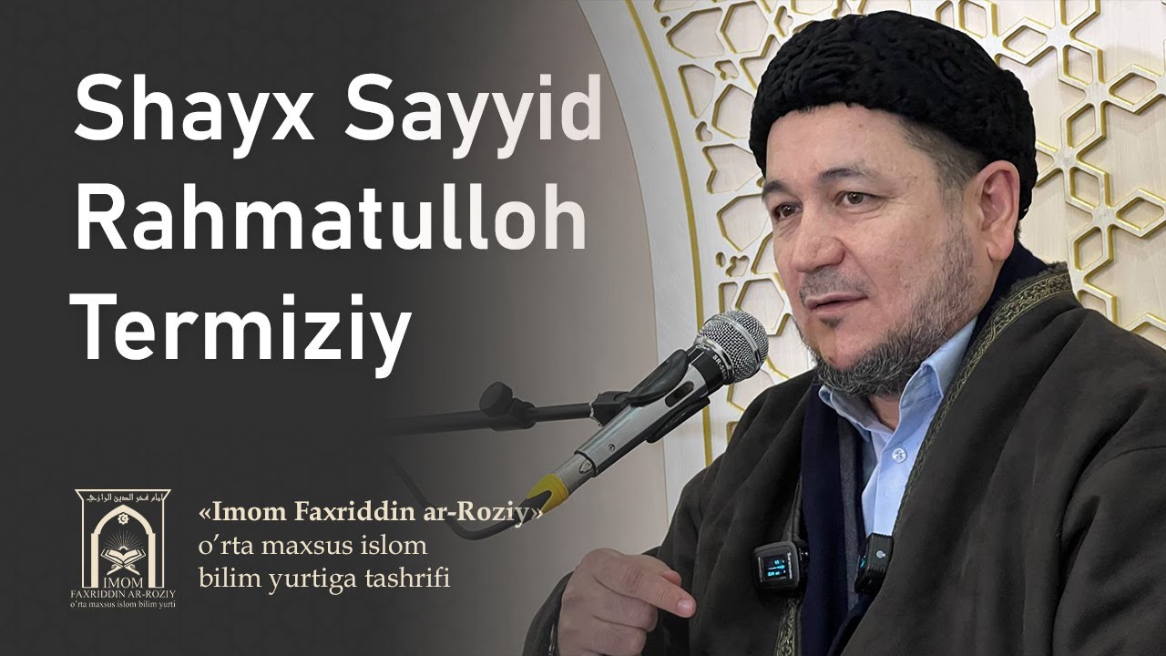 Shayx Sayyid Rahmatulloh Termiziy 
