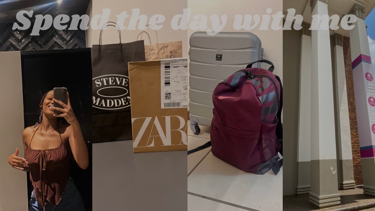 #VLOG: *SPEND THE DAY WITH ME* ORIENTATION DAY AT//TRAVELLING AND UNBOXING!! SOUTH AFRICAN YOUTUBER