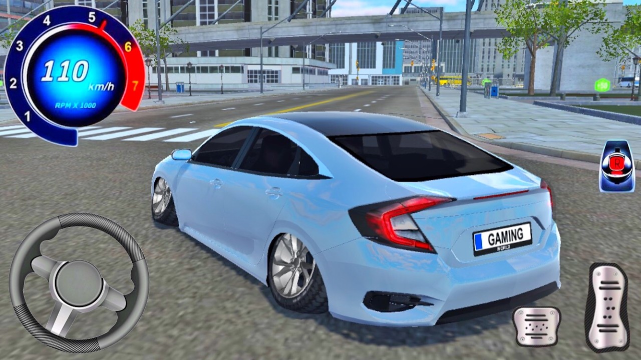 Modified My Honda Civic X - Car Parking 3D: Multiplayer - Real Drive for Speed : Android Gameplay