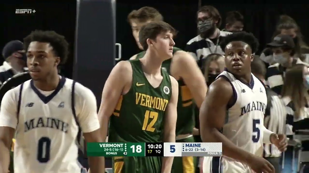 Vermont vs Maine | NCAA COLLEGE BASKETBALL | 03/02/2022
