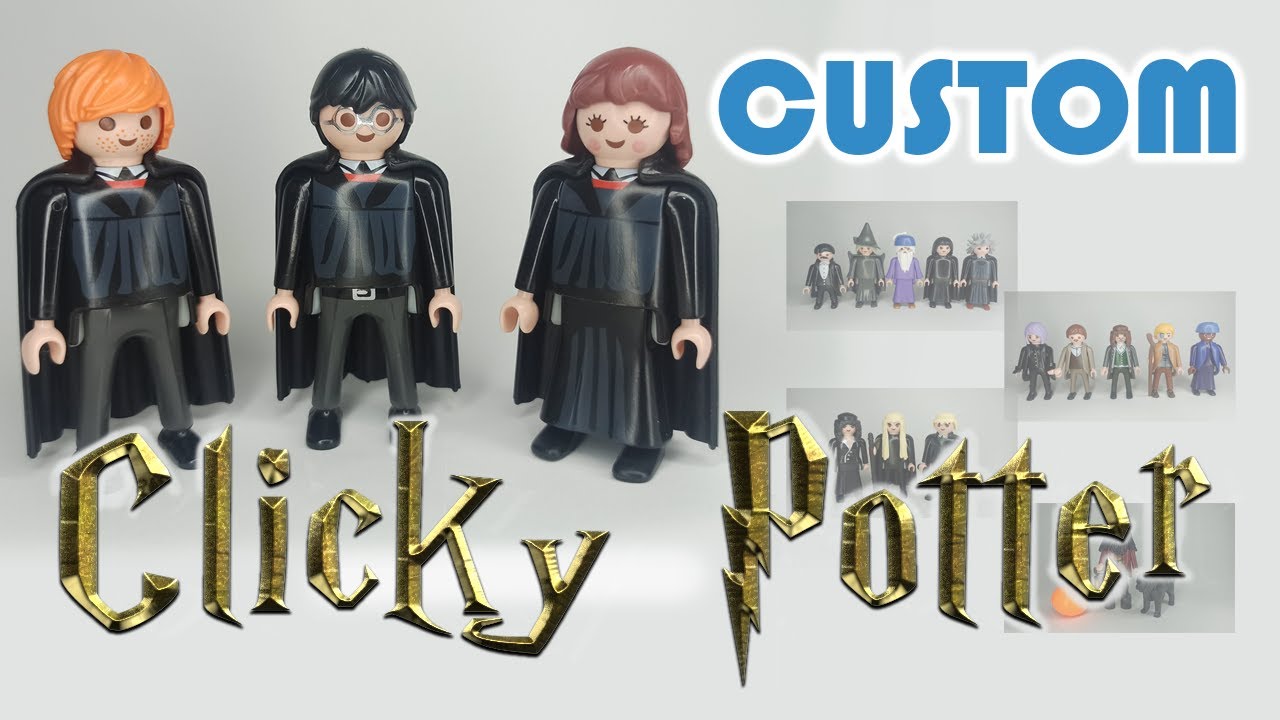CLICKY POTTER - Mis customs de PLAYMOBIL de HARRY POTTER / My PLAYMOBIL customs of HARRY POTTER