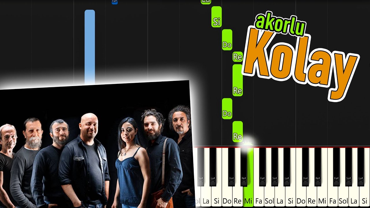 Sigaramın Dumanına Sarsam - Akorlu Kolay Piyano Nasıl Çalınır