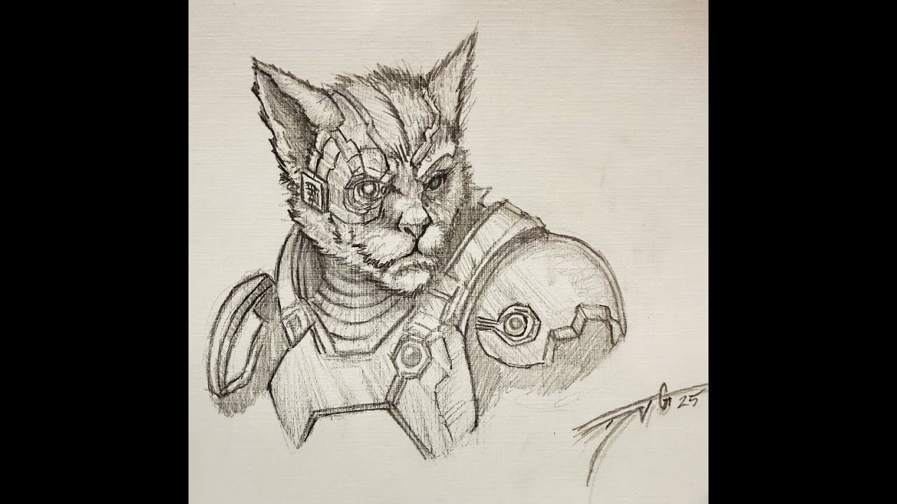 StitchLock | Mutant Merc from the Toxic Realms. This is a narrated pencil drawing video.