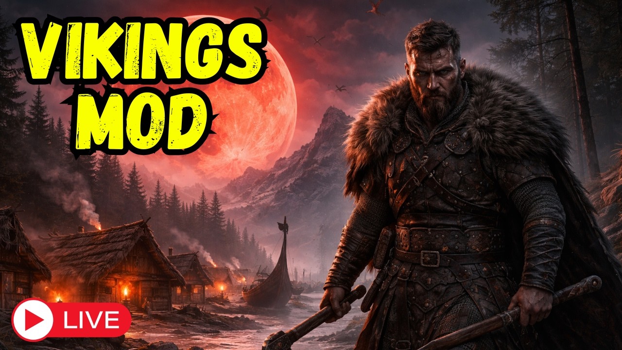 This New VIKINGS Mod Rewrites Survival… And It’s Awesome - 7 Days to Die