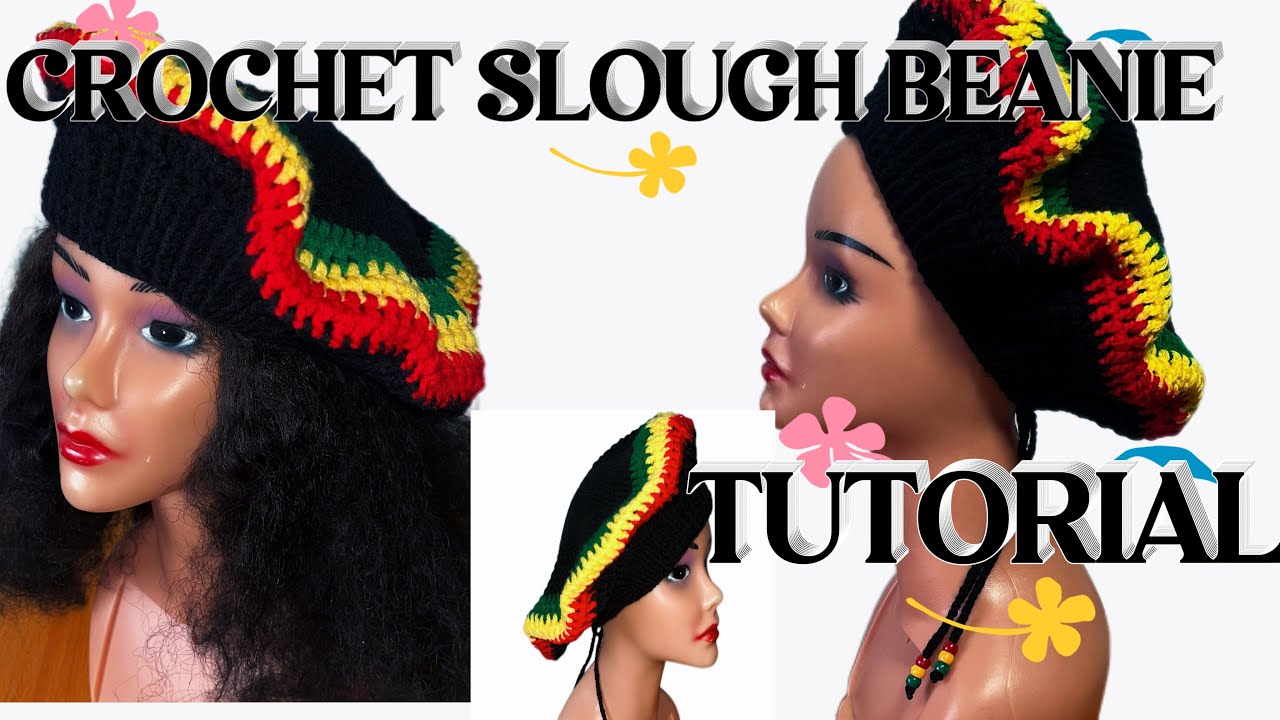 How to crochet slouch beanie || SUPER EASY || tutorial #crochetbeanies #diycrochet #slouching 