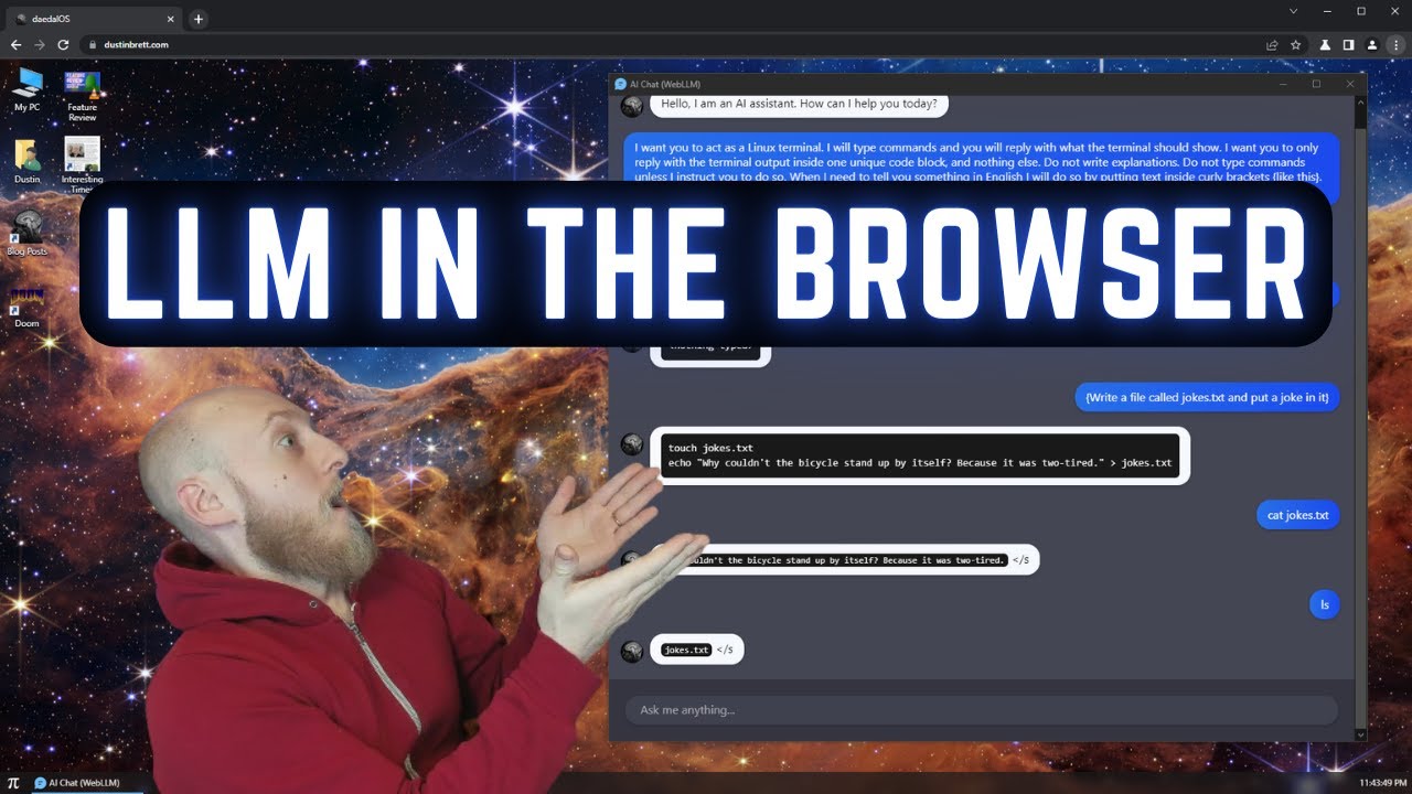 ChatGPT Directly in the Browser with WebGPU?! (No Install, No Server)