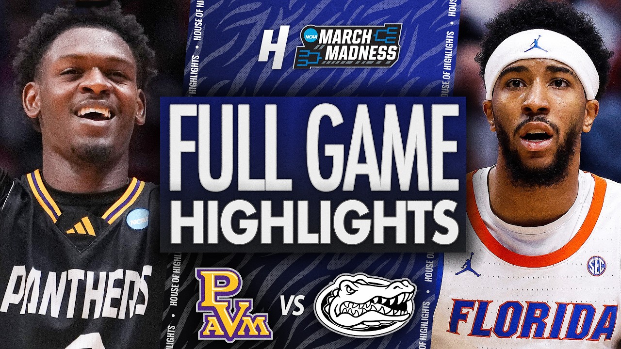 Матч Prairie View A&M против Florida - ПОЛНЫЙ ОБЗОР ИГРЫ 🔥 Первый раунд | NCAA March Madness 2026