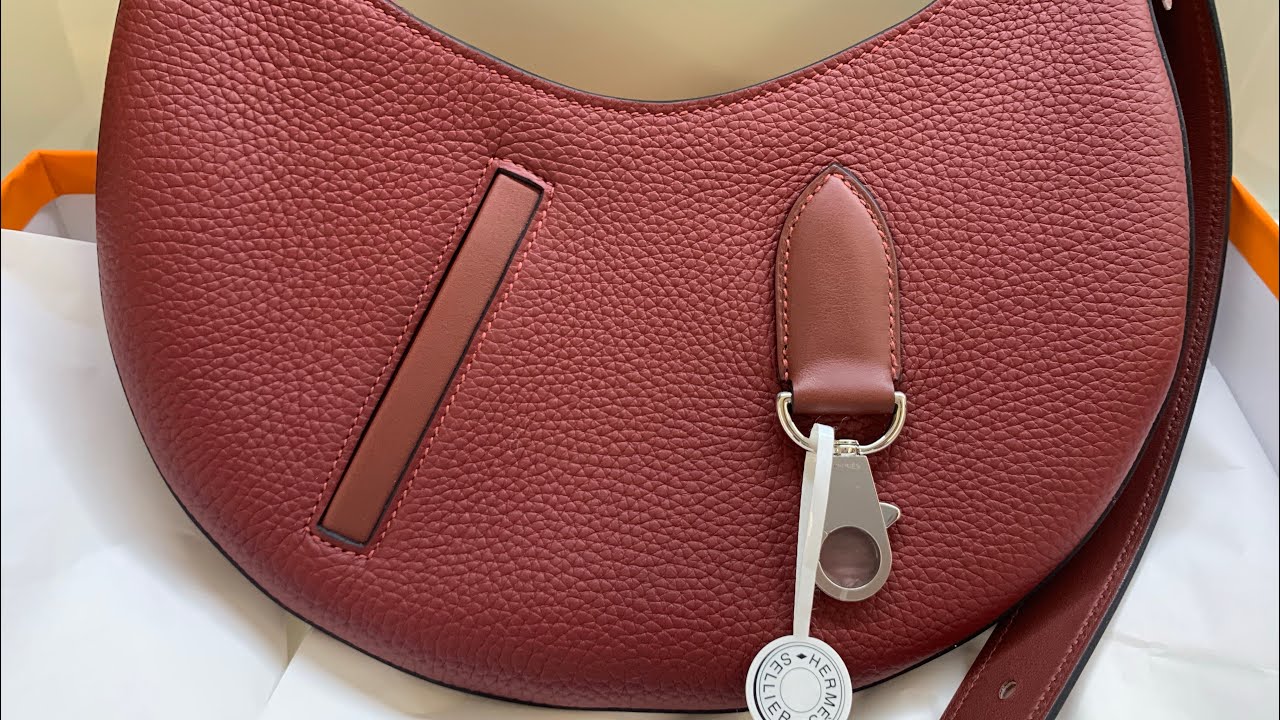 A Few Fair Bags - Hermes P'tit Arcon Rouge in Taurillon Clemence Leather and Swift Calfskin