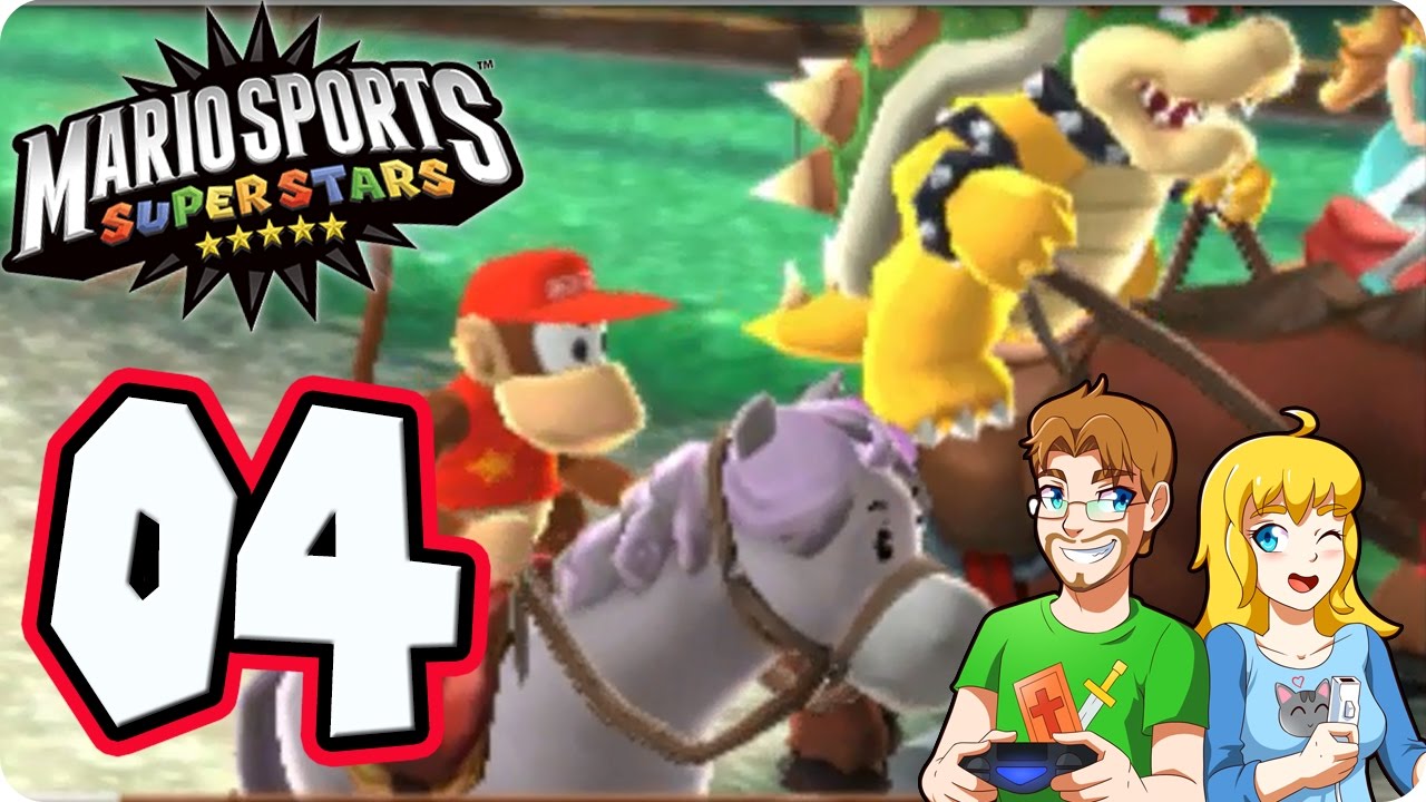 Mario Sports Superstars - Part 4 Horse Racing Diddy Kong Gameplay