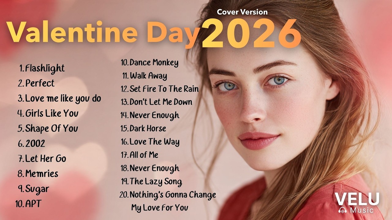 Valentine Day Songs Cover  l Relax Hot Music Pop Playlist Best Song  🎙✨  2026 | Velu Music  Vol.2