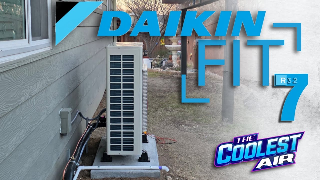 NEW TAX CREDIT QUALIFYING DAIKIN FIT 7 inverter Heat Pump with R32 Refrigerant!