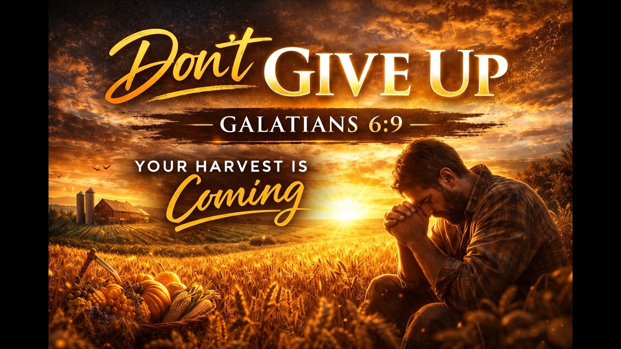 Don't Give Up | Galatians 6:9 | Your Harvest Is Coming