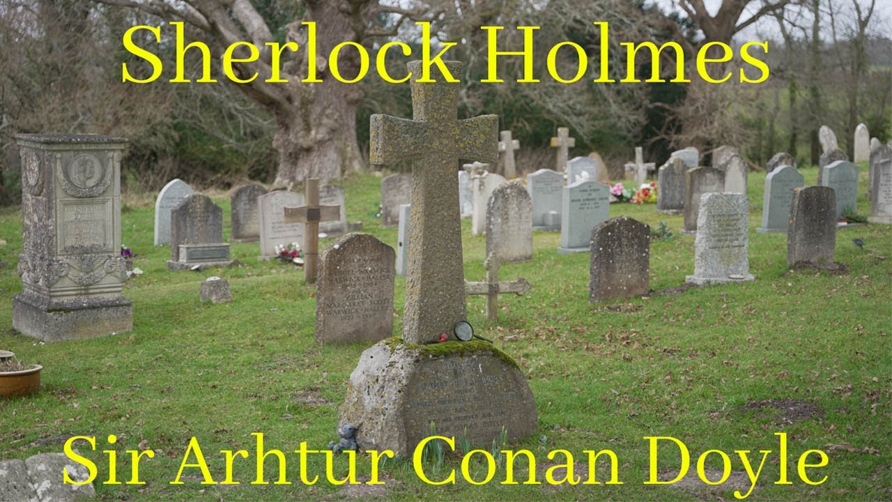 Sir Arthur Conan Doyle's Grave (Author of Sherlock Holmes) All Saints Church Minstead