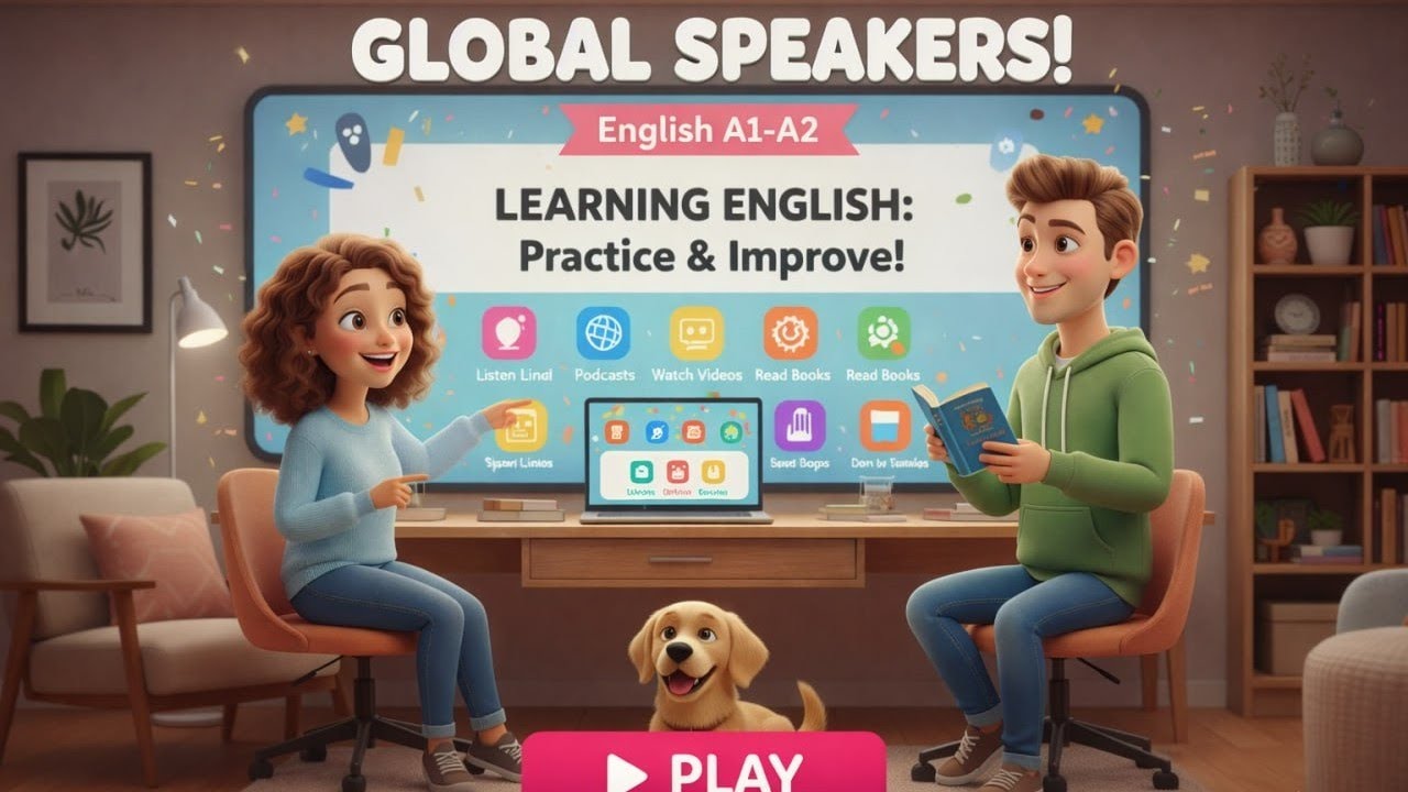 Learn English with 200 Everyday Sentences! (A1-A2 Beginner Conversation)