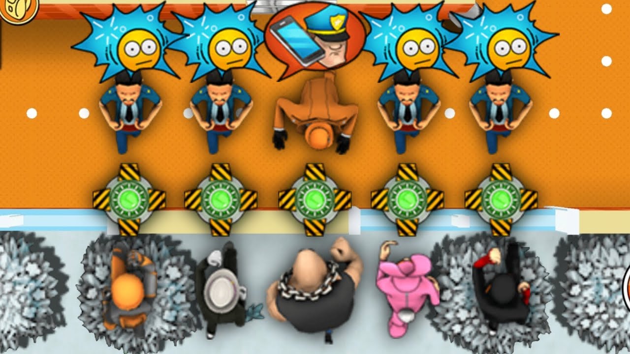 Robbery Bob - All Costumes Funny Video Game Part 64