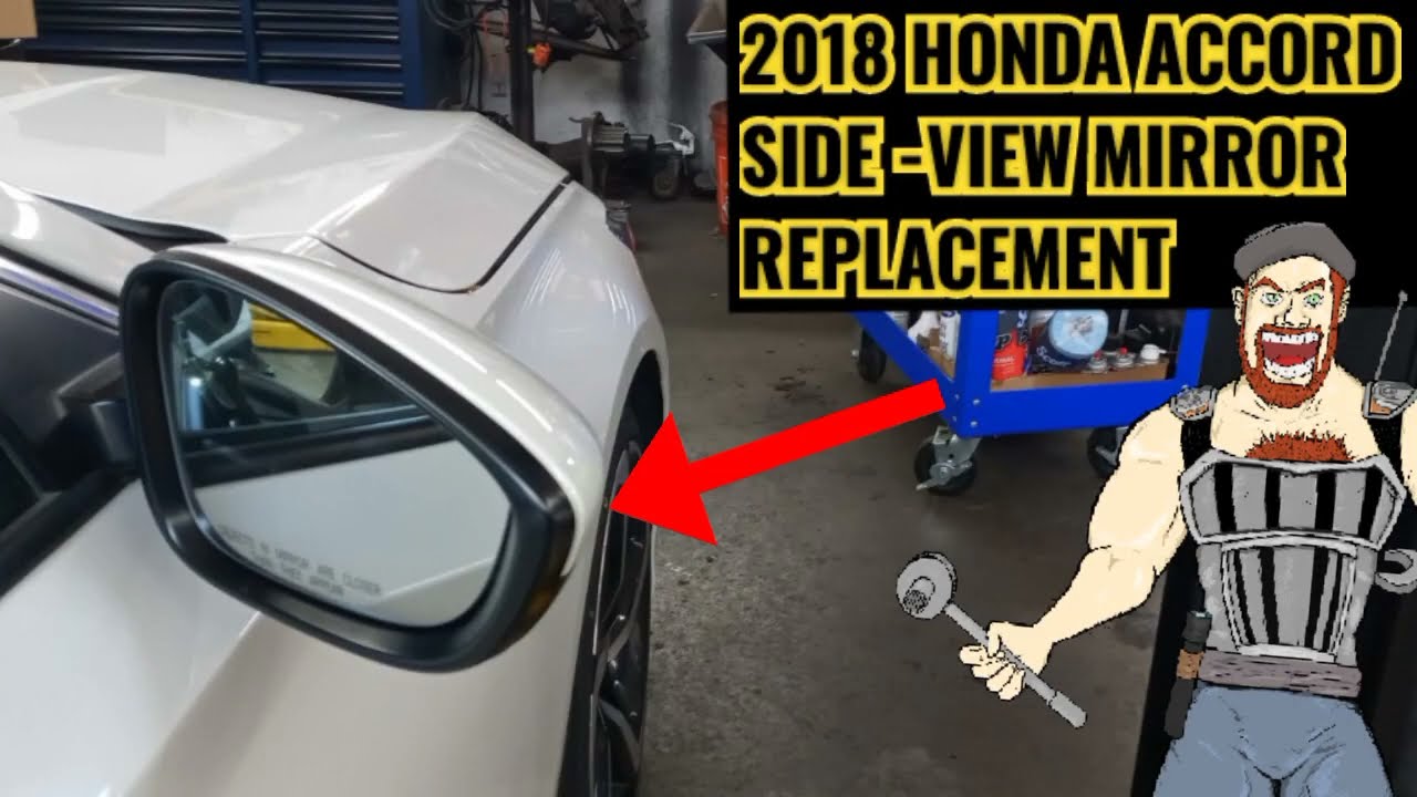 Замена бокового зеркала заднего вида Honda Accord 2018–2022 | 2018 2019 2020 2021 2022