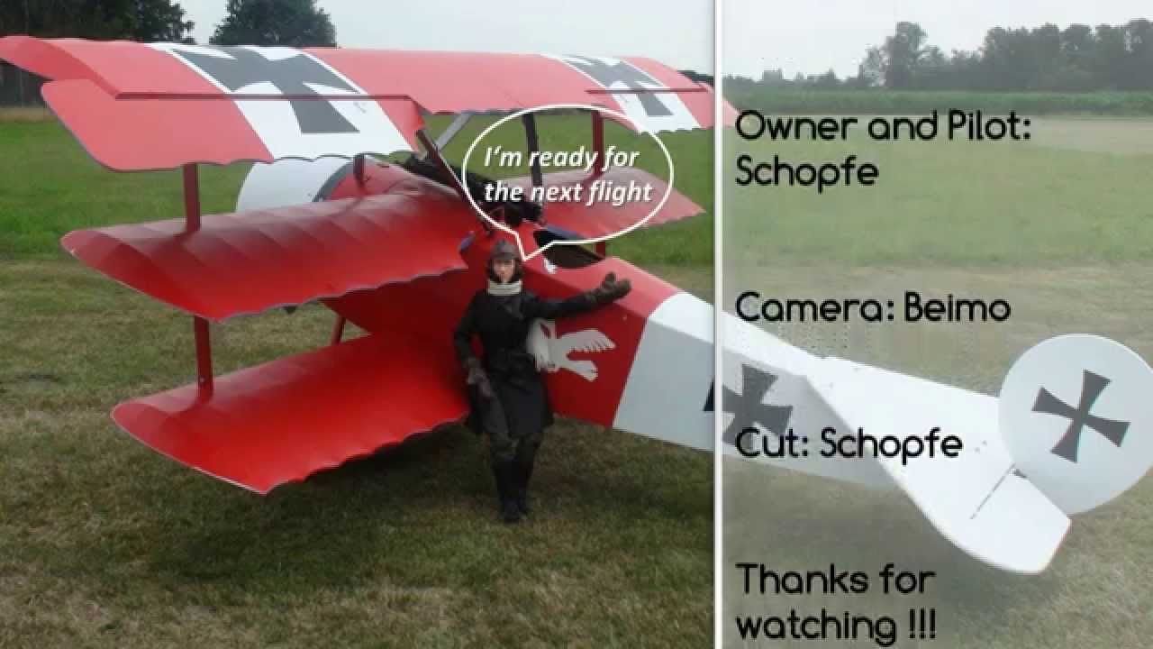 Cymodel Fokker Dr.1 maiden flight 2,40m    1/3