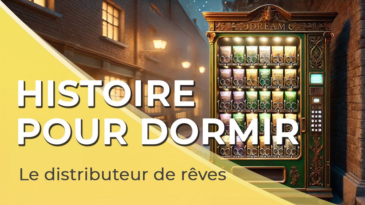 Histoire du soir pour dormir - Adultes🌙🎰 | Le Distributeur de Rêves | 25 min | Voix homme | FR