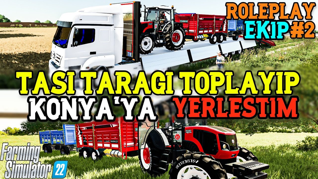 KONYA YOLCULUĞUM SANCILI BİTTİ | BÖLÜM 14 #medkesgaming #fs22mods