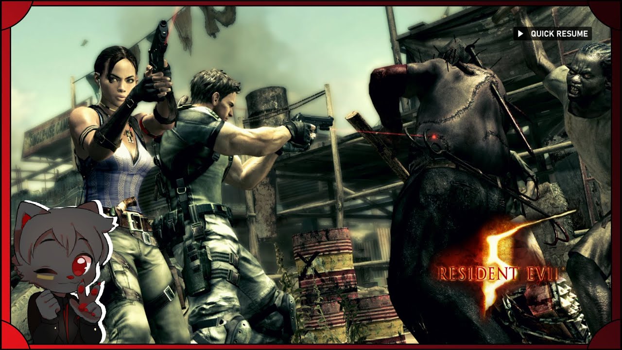 More Zombie And Boulder Punching @AzDesertWolf || Resident Evil 5 On Xbox Series X
