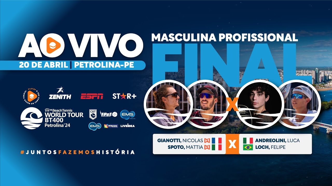 FINAL: NICOLAS GIANOTTI / MATTIA SPOTO X LUCA ANDREOLINI / FELIPE LOCH - BT400 PETROLINA