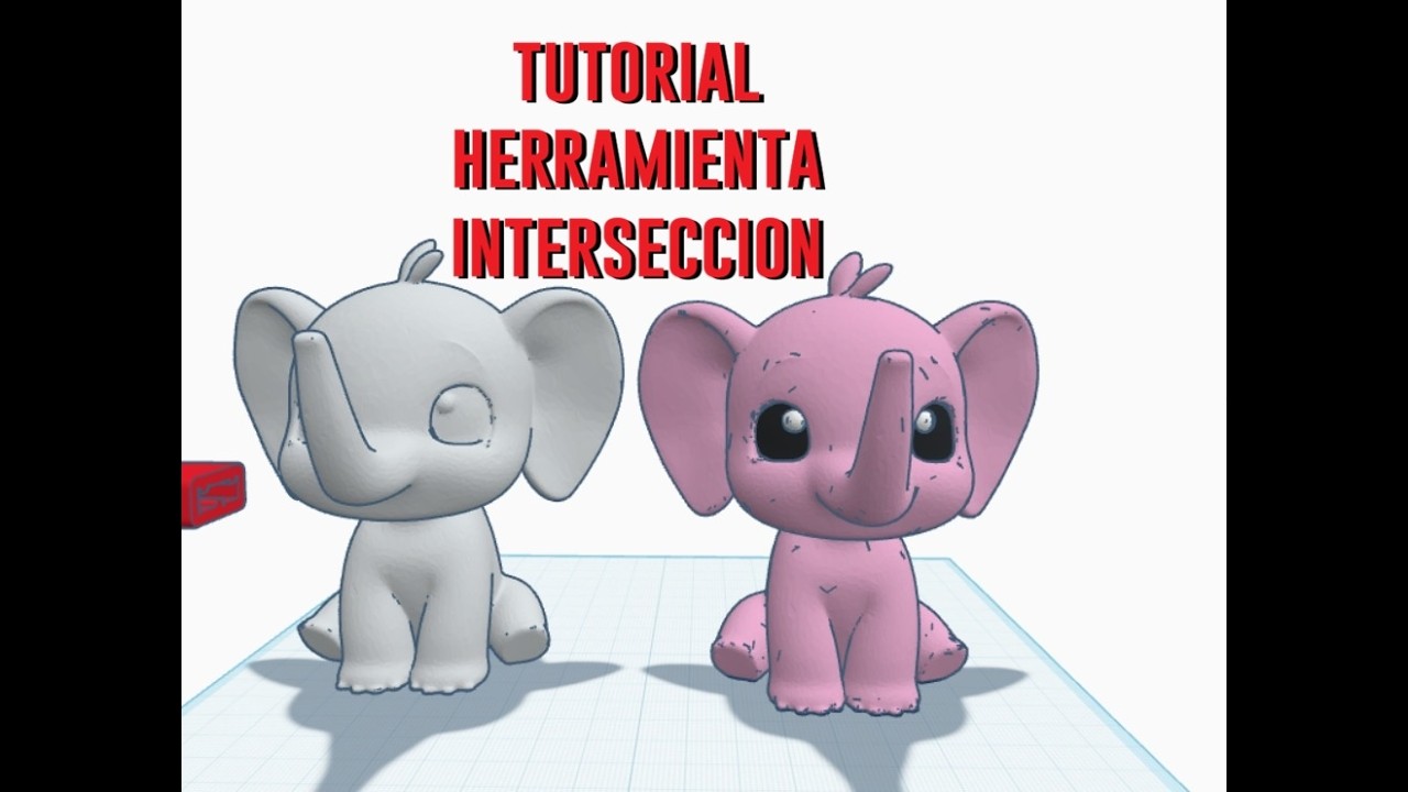 2do Método - Tutorial Herramienta Interseccion en Tinkercad