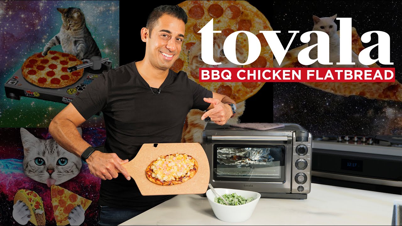 🍕NEW Tovala BBQ Chicken Flatbread! Smart Oven Pizza!!! 👨🏽‍🍳
