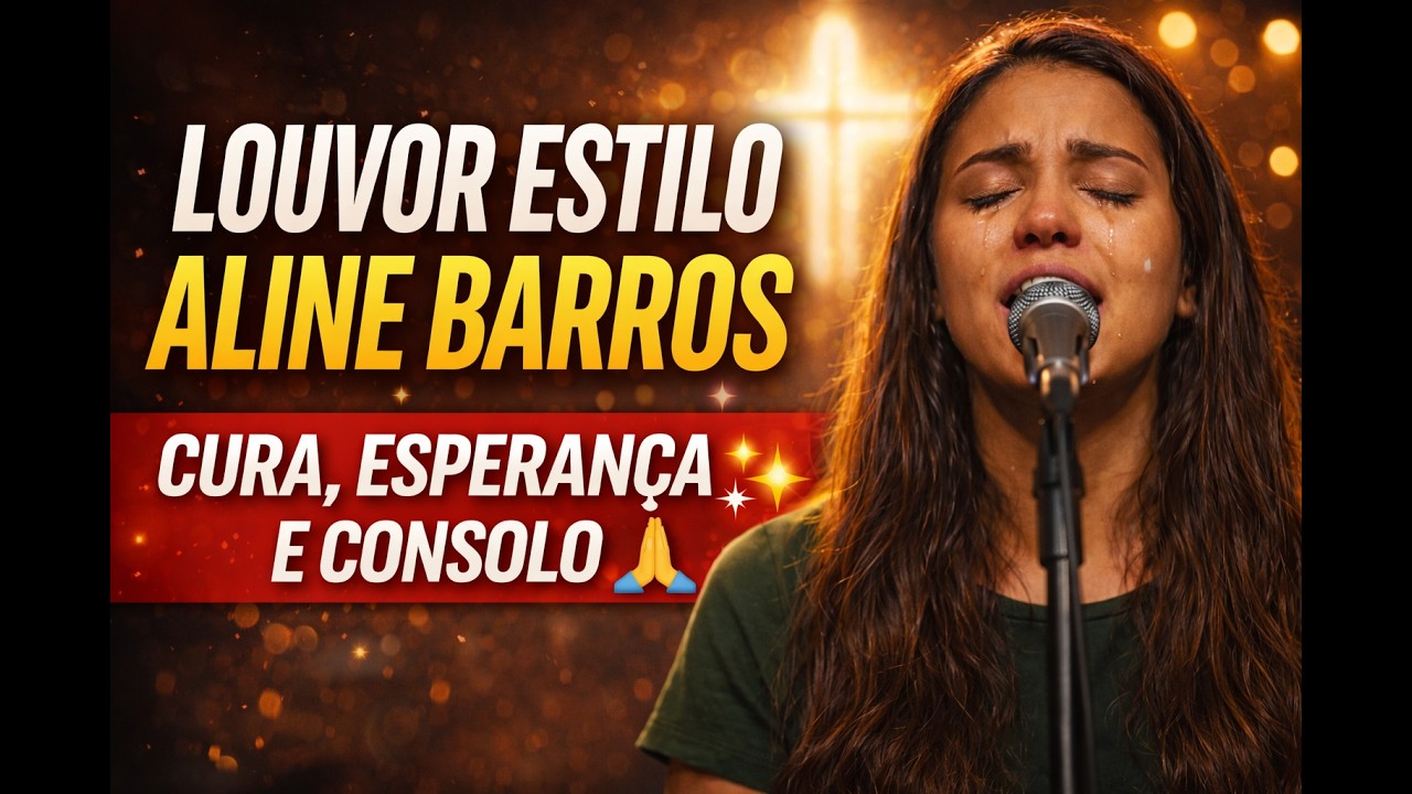 Louvor Estilo Aline Barros – Música Gospel de Cura, Esperança e Consolo 🙏✨