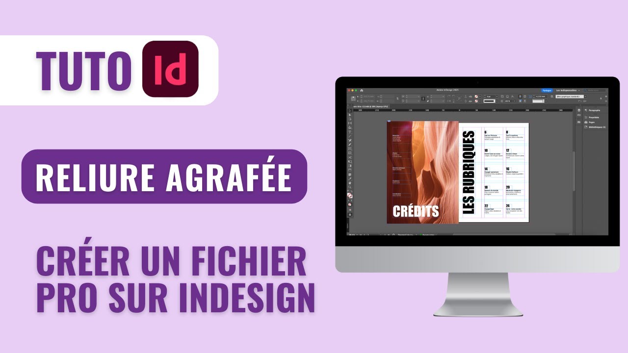 TUTO INDESIGN : PRÉPARER UN FICHIER AVEC RELIURE AGRAFÉE (MAGAZINE, BROCHURE, LIVRET)
