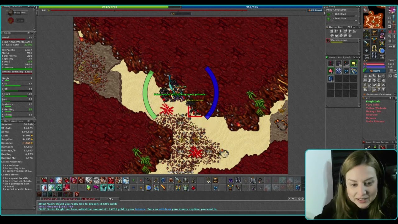 Live Twitch -  Tibia - 2021