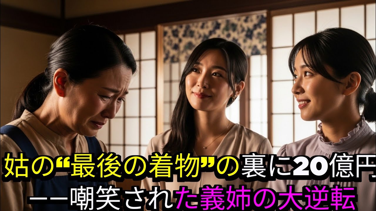 姑の“最後の着物”の裏にあった20億円──嘲笑され続けた義姉の逆転劇｜#奇跡の人生ドラマ｜オーディオブック｜