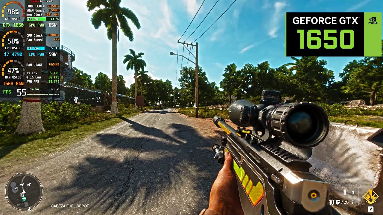 Far Cry 6 | Ultra Settings | GTX 1650 4GB