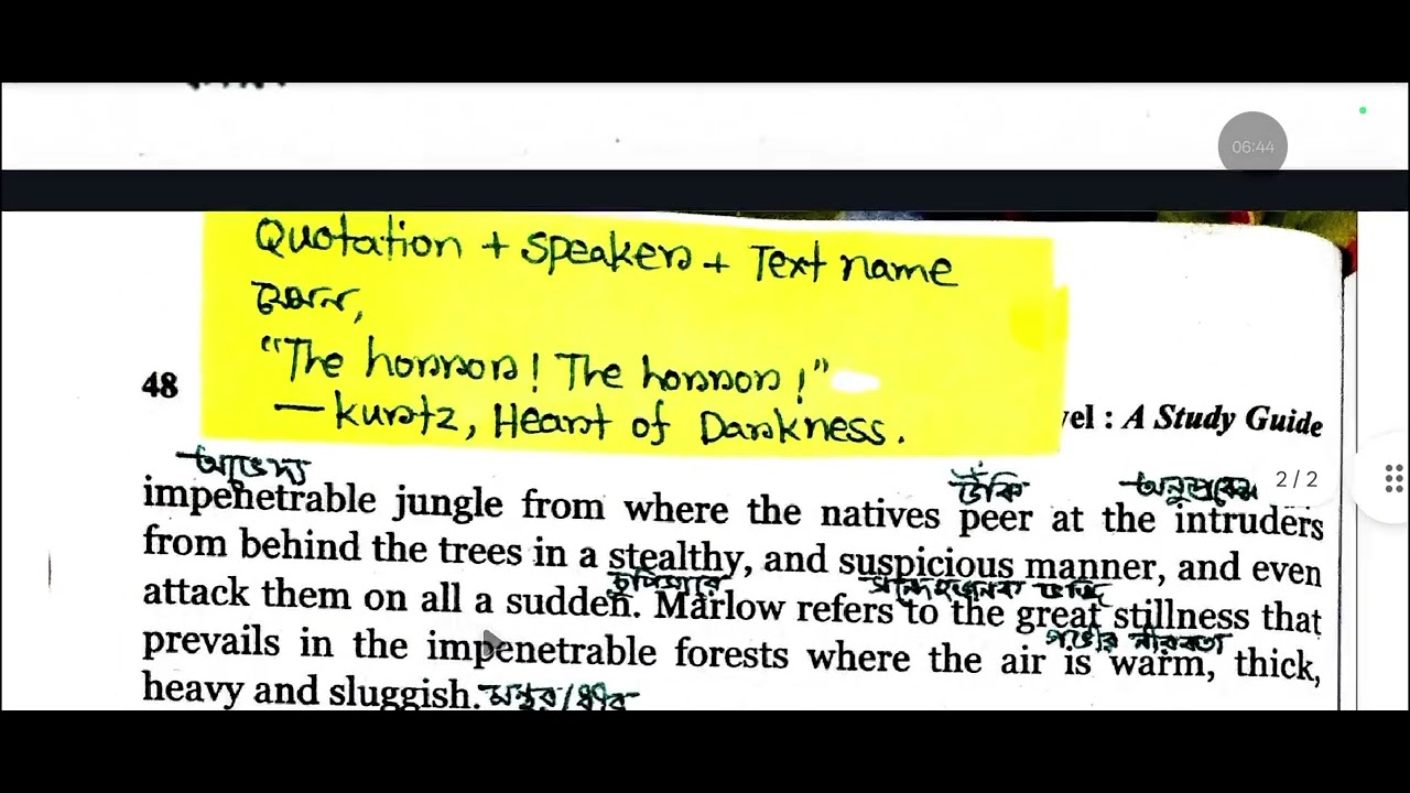 BQ.Justify the title of the novel Heart of Darkness.