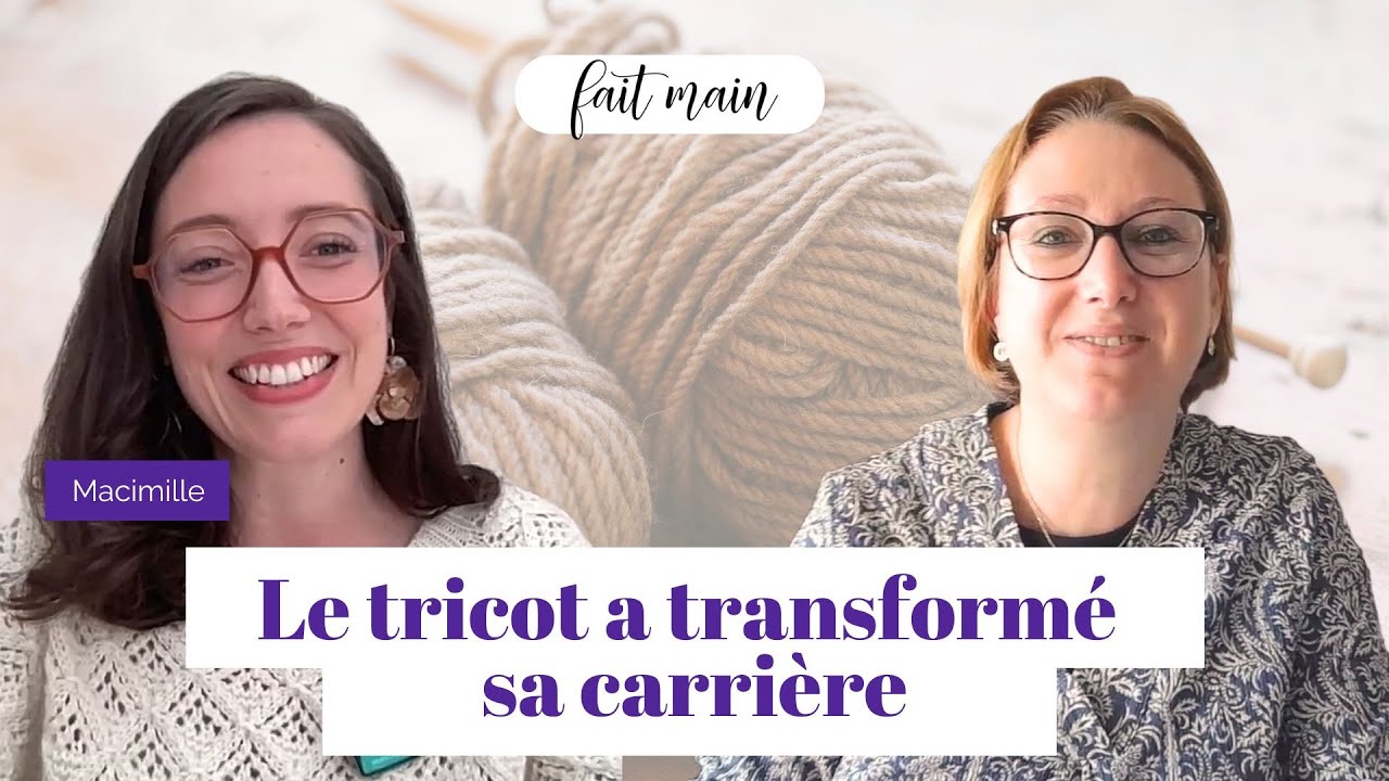 #158 Macimille : du marketing au design de patrons de tricot