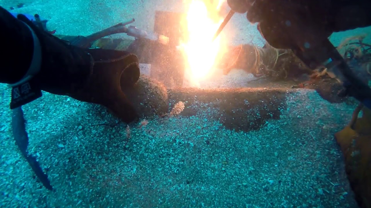 🔥Commercial Diving Scotland Underwater Burning🔥