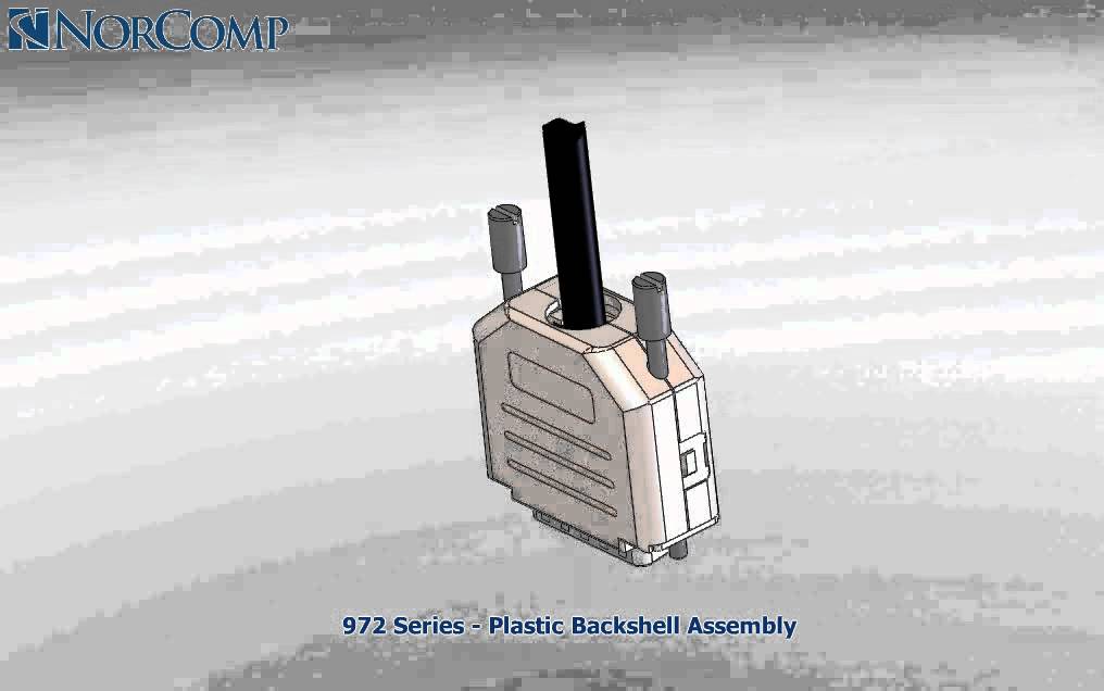 NorComp - 972 Series Plastic Backshell Assembly