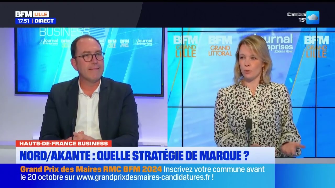 Olivier Tocino (Akante) est l'invité de BFM Grand Lille / Le JDE