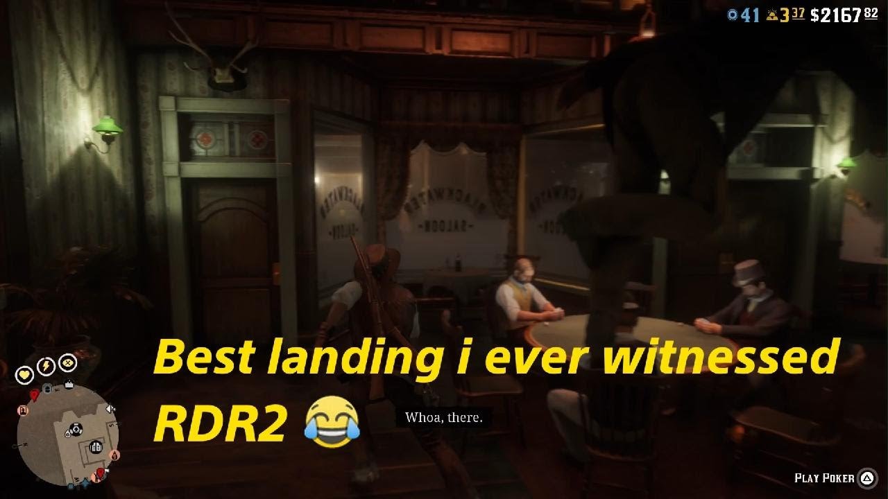 Red Dead Redemption 2 Best landing i ever witnessed #rdr2 #fyp