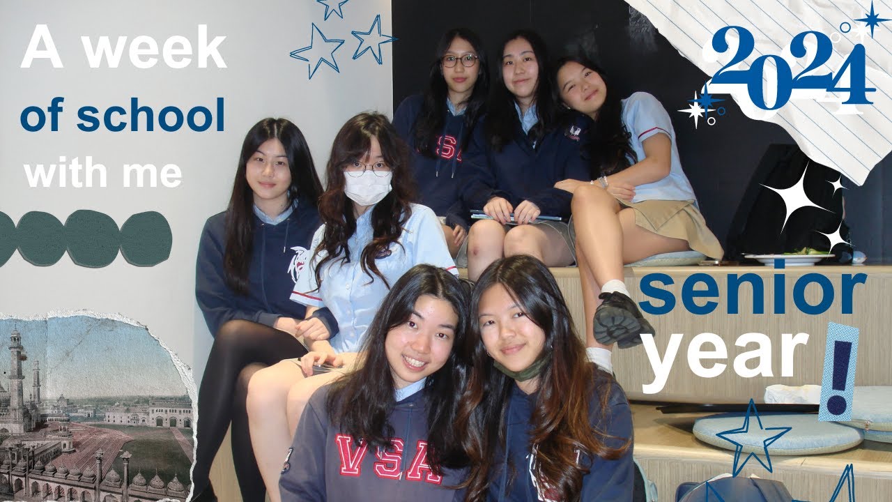a week of school || senior year