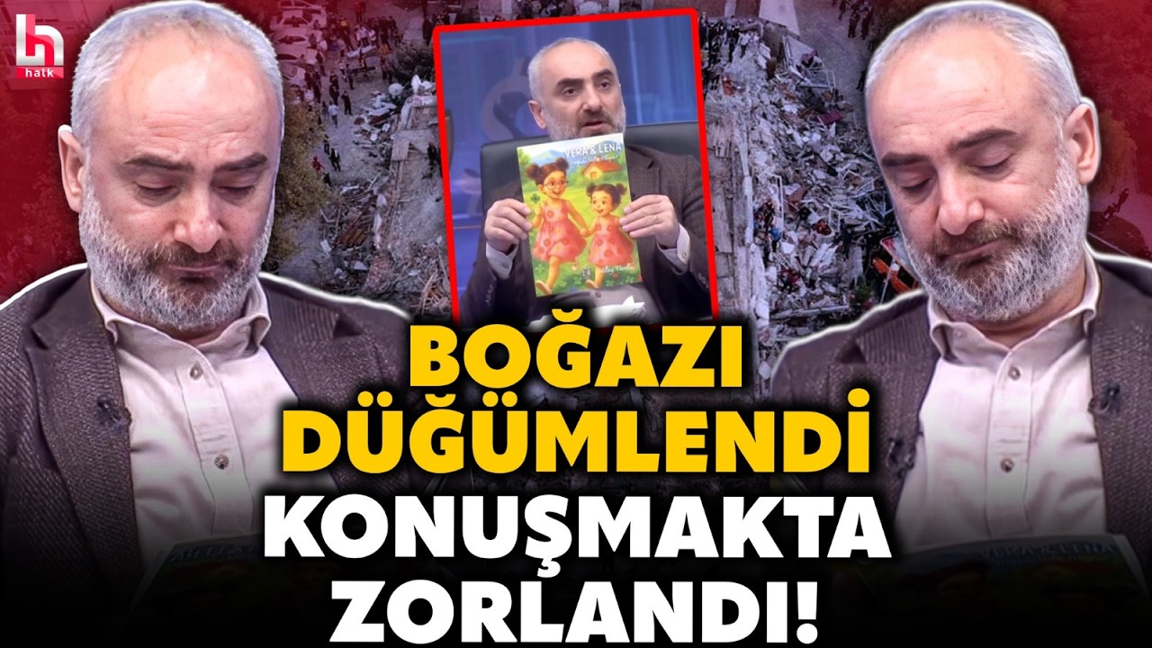 GÖZYAŞLARINI ZOR TUTTU! İsmail Saymaz o kitabı okurken boğazı düğümlendi! Duygusal anlar!
