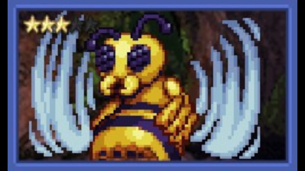 Terraria 1.4.4.9 - Queen Bee (No Damage/Buff Potions) (Legendary Mode) (Pre-Skeletron Gear)