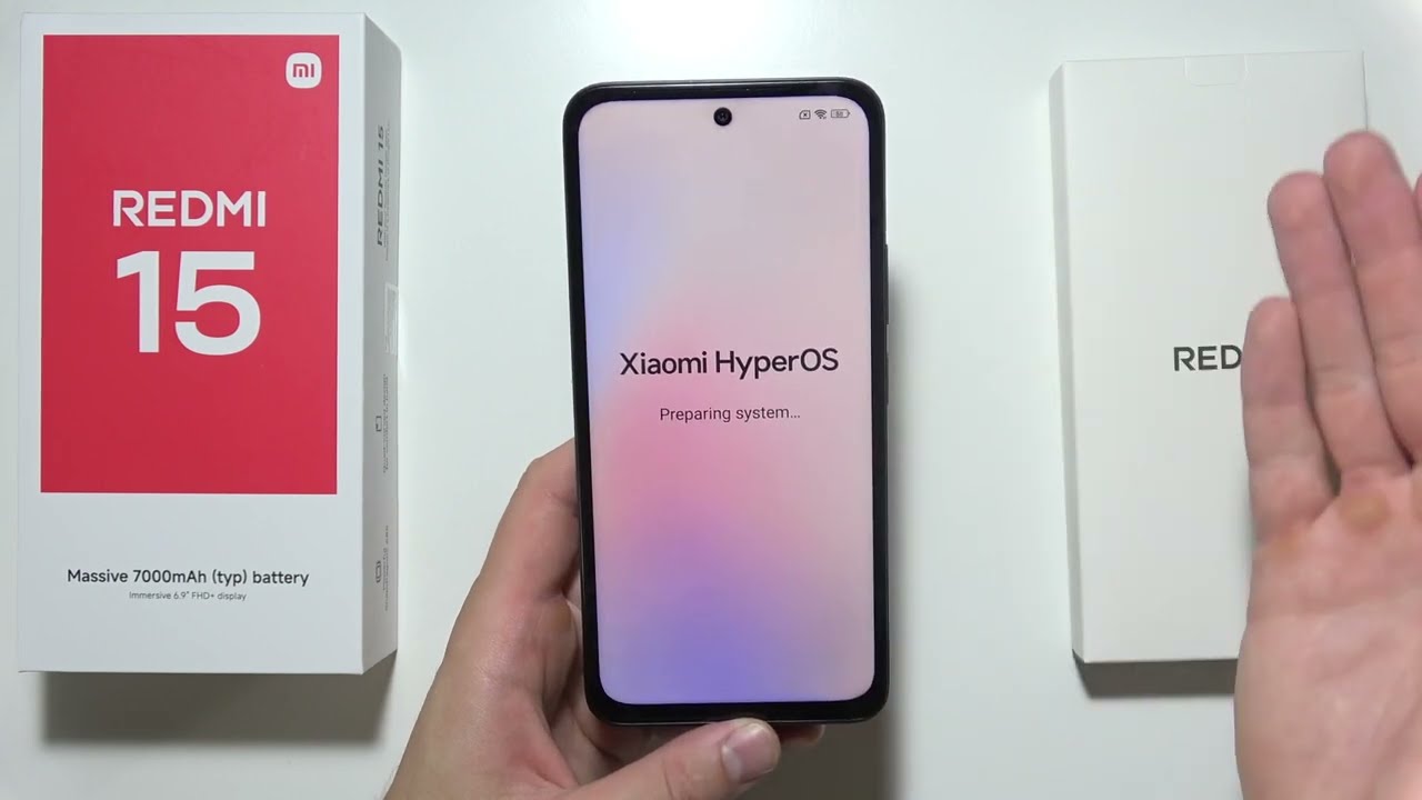 Redmi 15: How to First Set Up