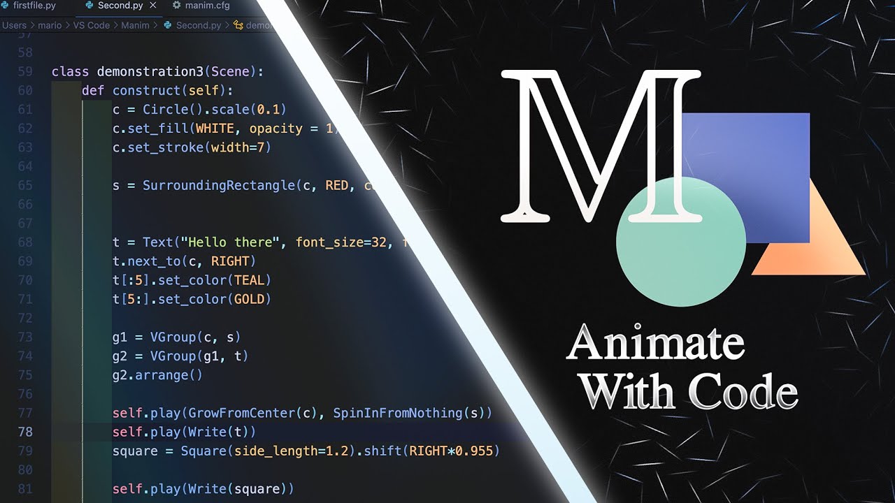 How to Make Sick Animations with Code! (Manim Beginner Tutorial)