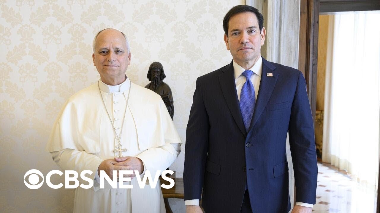 Rubio visits the Vatican and meets with Pope Leo following Trump feud