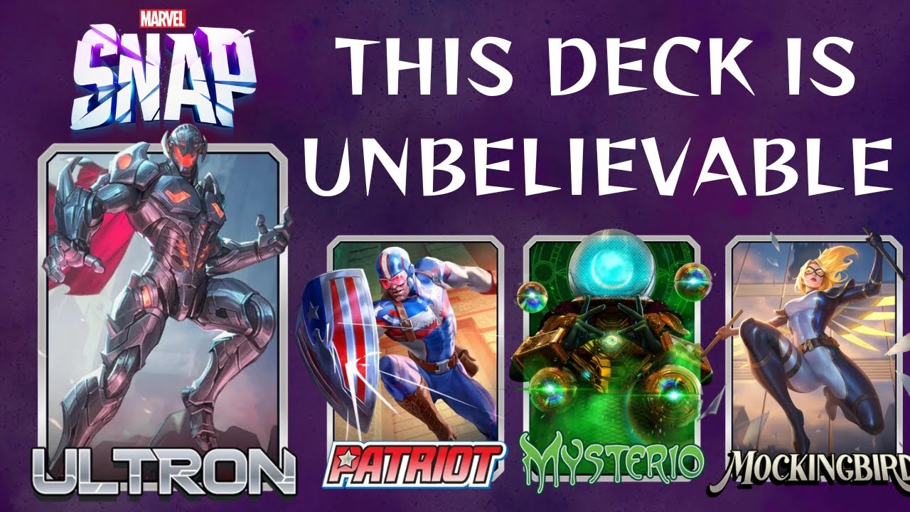 Ultron & Patriot Vanilla Deck | Marvel Snap Gameplay September 2025