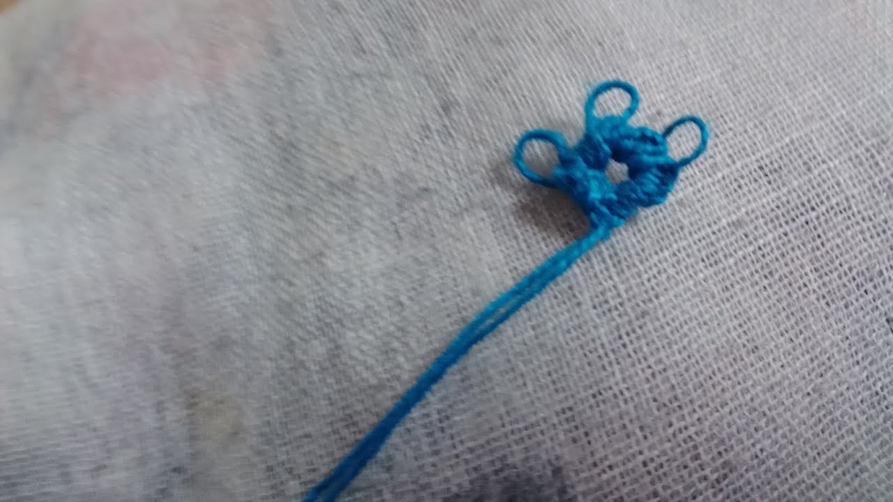 Tatting needle work for beginners!#tatting#trending #stich #viralvideo 