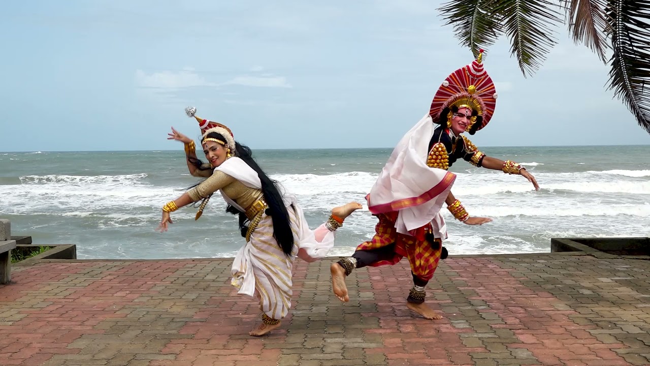 Mom & Son Yakshagana Dance Duet|IIGF 2021 Winners|Folk Dance Category|Vande Mataram|Bhavana & Ashish