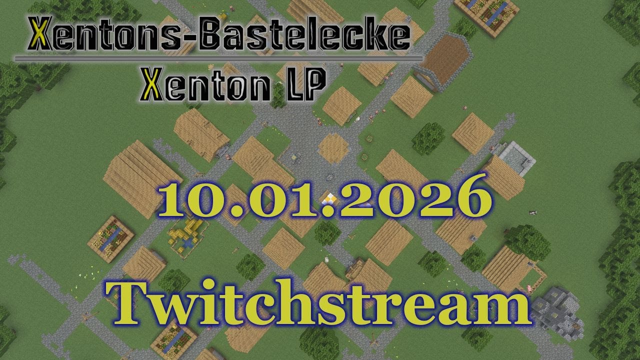 Twitchstream: 10.01.2026 - Minecraft Datapack - YT Aufnahmen zu, Versionsupgdate und Commandblocks
