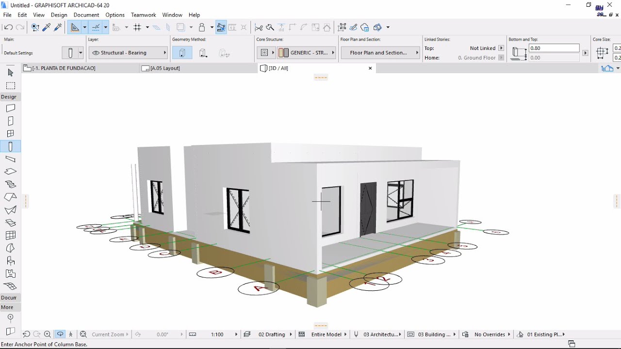 COMO FAZER UMA PLANTA DE FUNDAÇÃO NO ARCHICAD