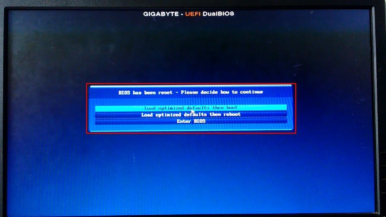 Bios has been reset và màn hình xanh STOP: 0x0000007B